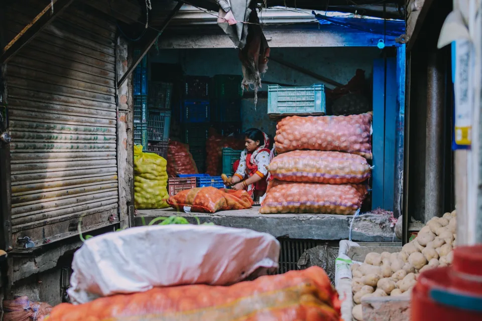 Quầy rau củ trái cây